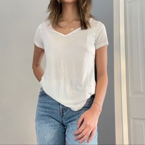 BNWT ALL SAINTS WHITE V-NECK T